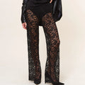 Calça Flare Renda