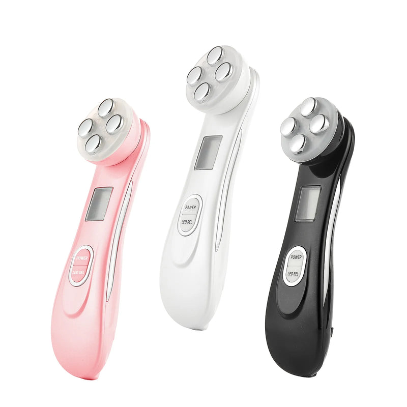 M53D Massageador Facial 5-EM-1 RF Radiofrequência LED